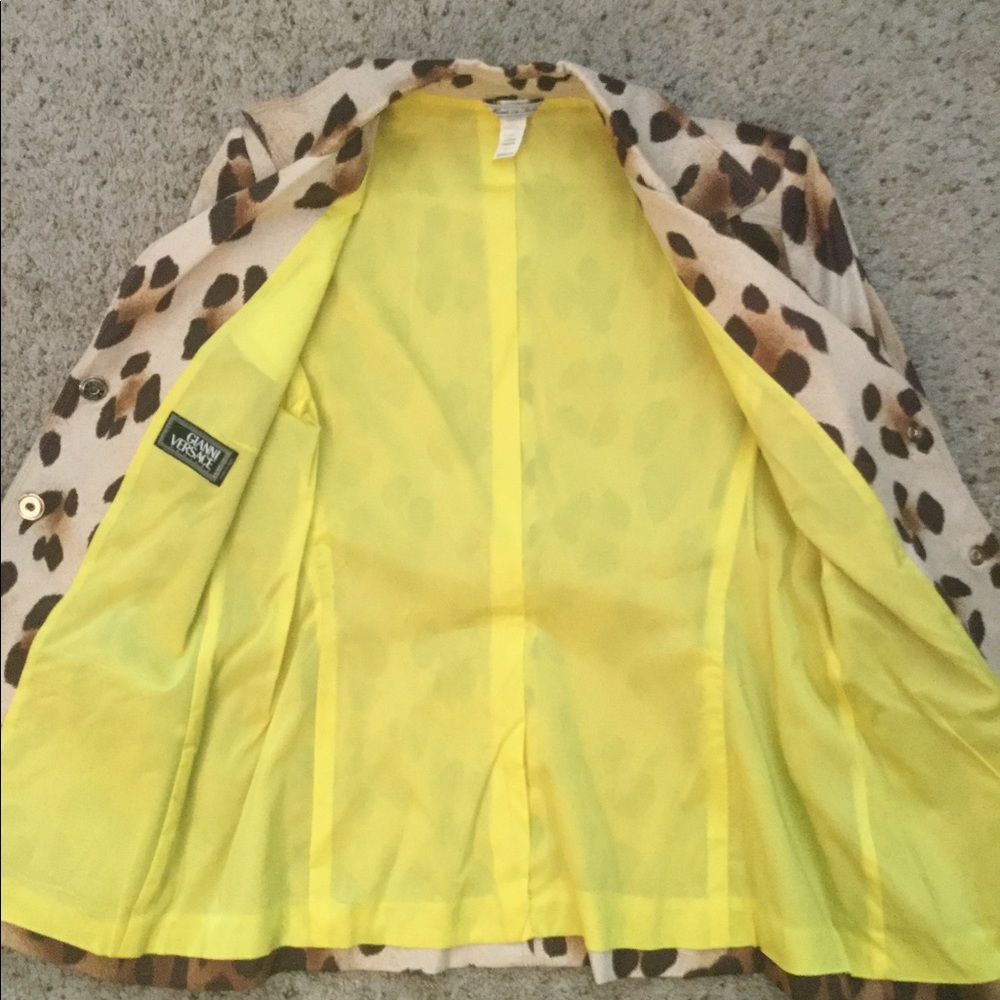 GIANNI VERSACE COUTURE CHEETAH LEOPARD JACKET BLAZER, NEW - Picture 7 of 13
